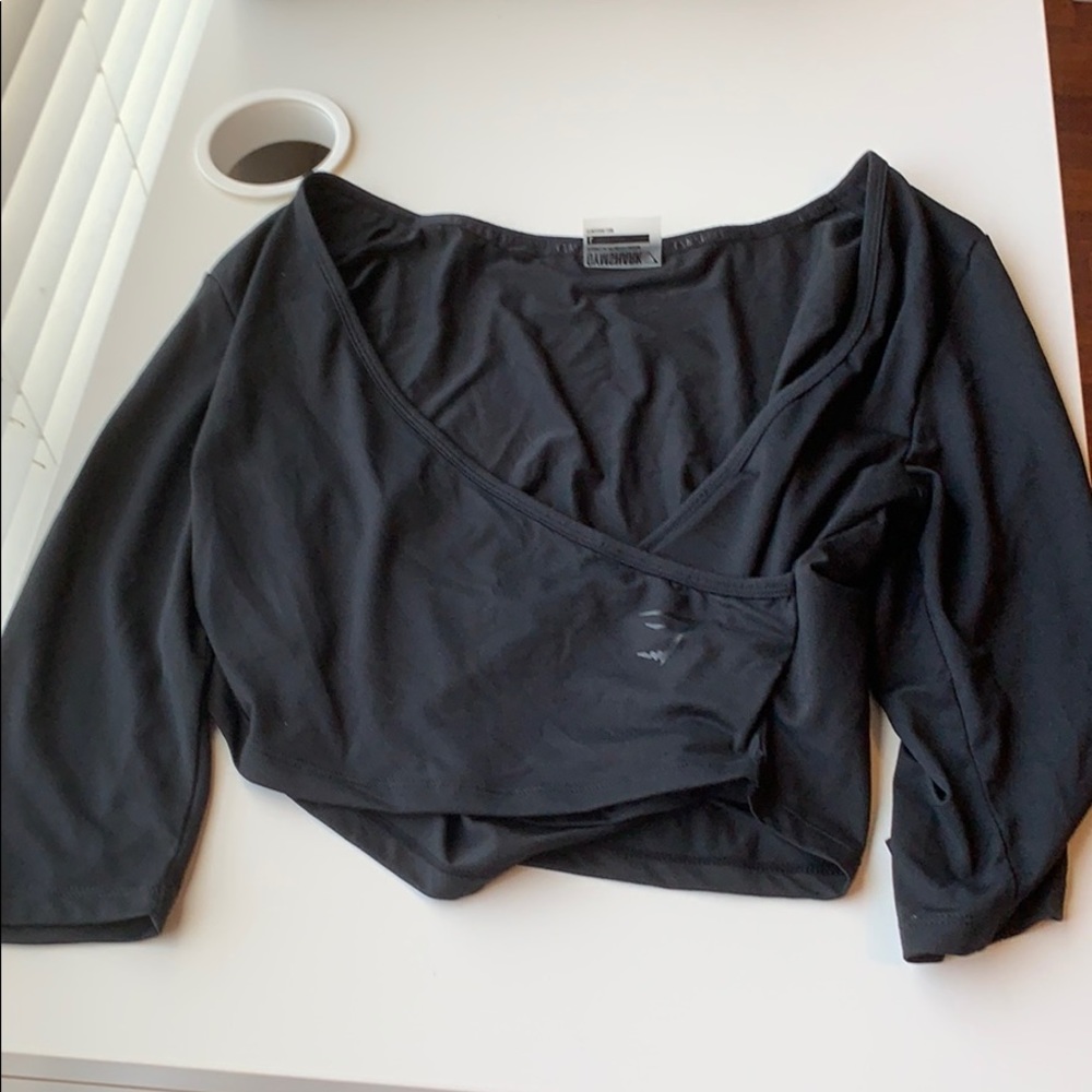 Gymshark Ballet Crop Top - Black